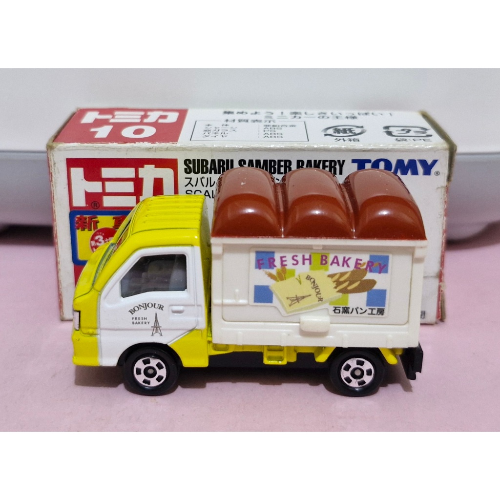 Tomy Biru Tomica 10 Subaru Samber Bakery