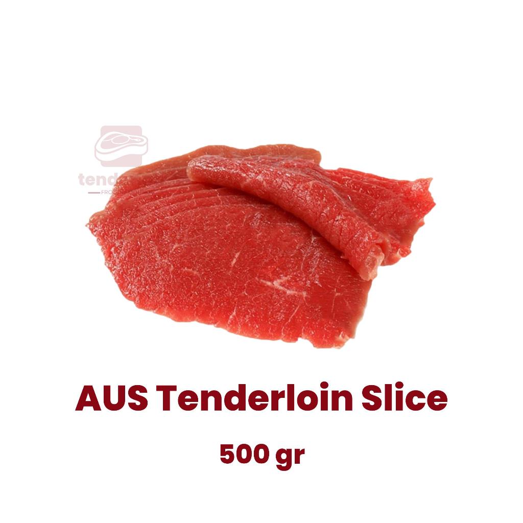 

AUS Tenderloin Slice – Daging Sapi Premium Empuk & Rendah Lemak, Siap Masak!