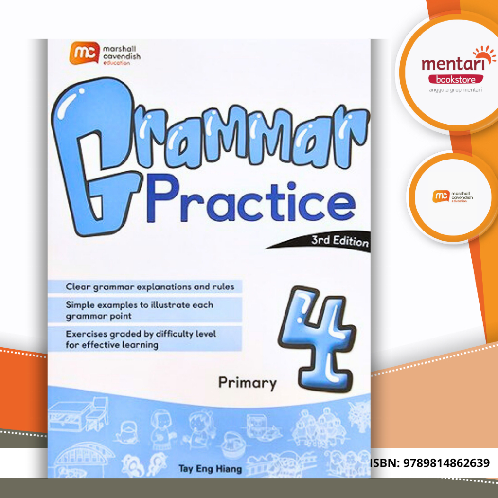 Grammar Practice Primary Level 3rd Edition| Buku Latihan Gammar SD
