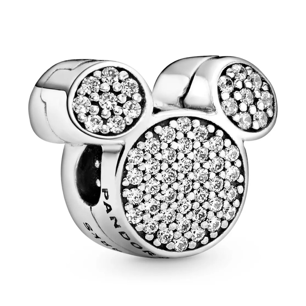 PANDORA - Mickey Mouse Icon Pavé Clip Charm