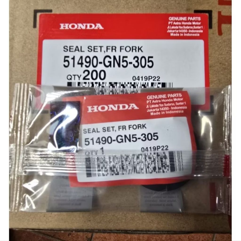 SEAL SHOCK DEPAN GRAND 51490GN5305 ORI AHM