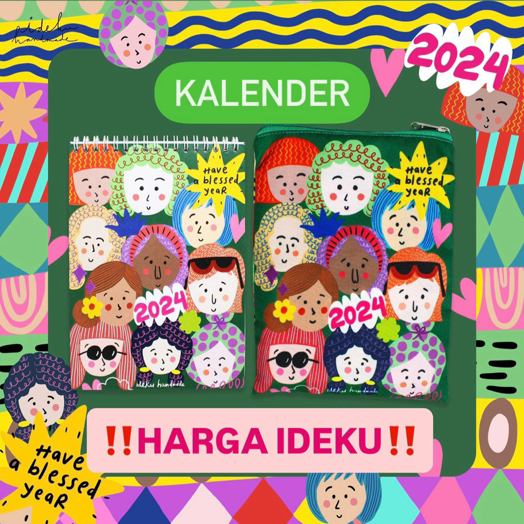 

Ideku Handmade KALENDER 2024 / Idekuhandmade Calender