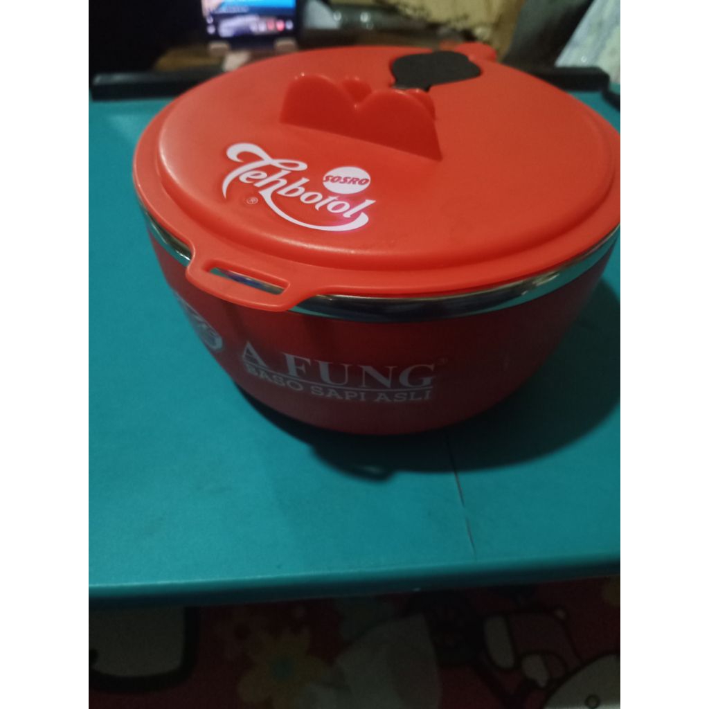 Mangkok bakso afung merah