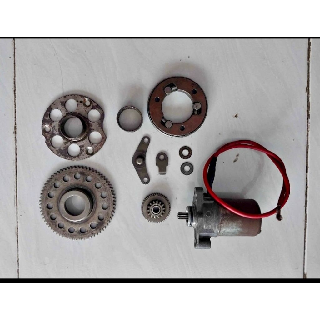 Yamaha Paket Lengkap Dinamo Angker Dobel Stater Set Gigi Ger Wanway Wanwe One Way Kacangan Pengantar