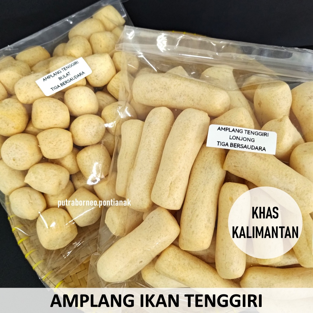 

Amplang Lonjong Ikan Tenggiri Khas Kalimantan / Amplang Kalimantan / Oleh Oleh Pontianak Kalimantan Barat