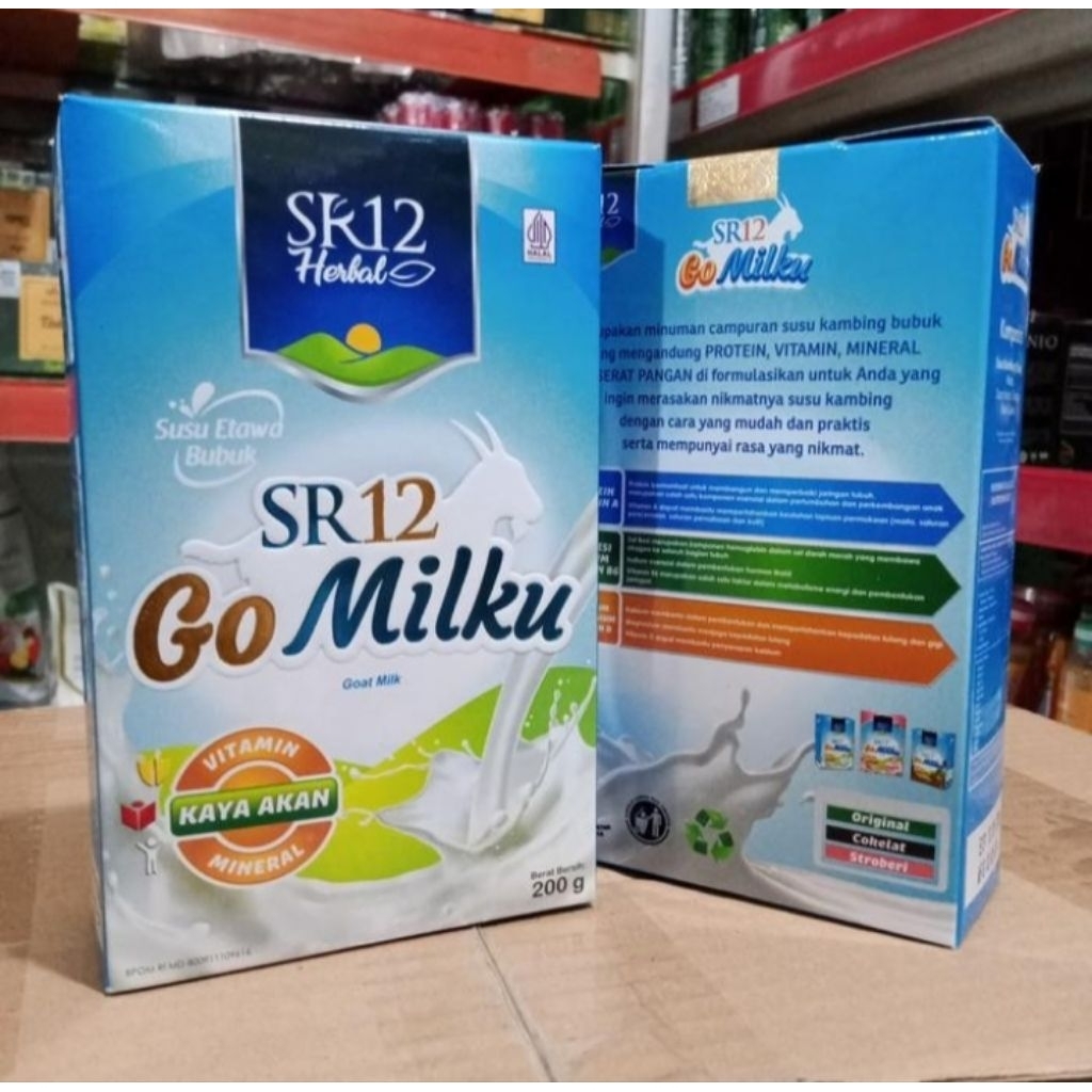 

GoMilku susu kambing etawa SR12 600grm