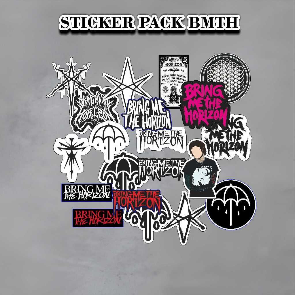 

Stricker Pack BRING ME THE HORIZON Sticker Vinyil BMTH | Stiker Tahan Air Anti Luntur | Sticker Aesthetic Tumblr