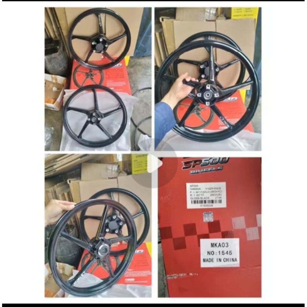 VELG RACING PALANG 5 RCB SP 500 YAMAHA MX KING /Y15ZR/R15/VIXION NEW UKURAN 160/160-17 BRONZE