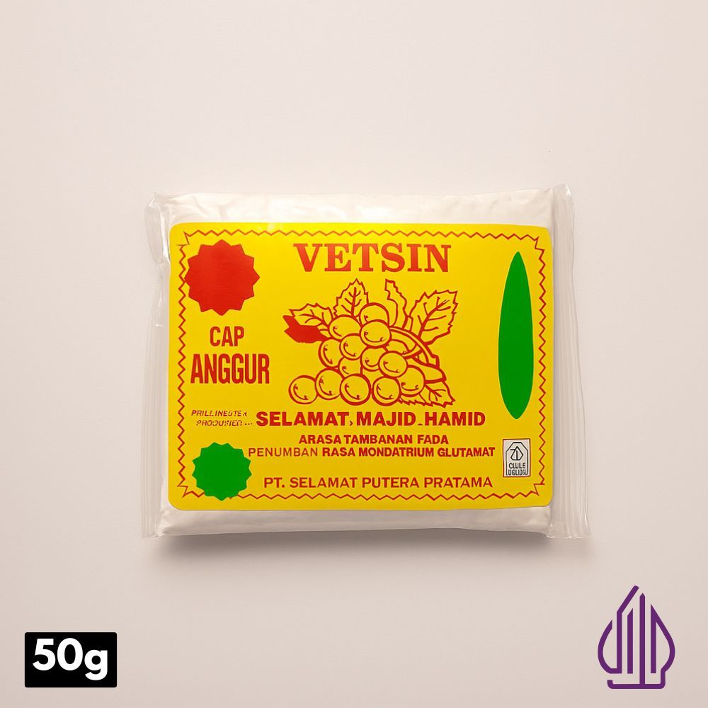 

Vetsin Minang Racikan Pak Haji 50gr – Penguat Rasa Legendaris Sejak 1943, Gurih untuk Semua Masakan