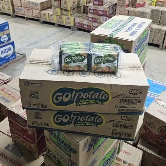 

ED 05.26 CTN 10*20S - GO POTATO ORIGINAL - GOPOTATO ISI 200 PCS / Biscuits, Cookies & Wafers SIANTAR TOP