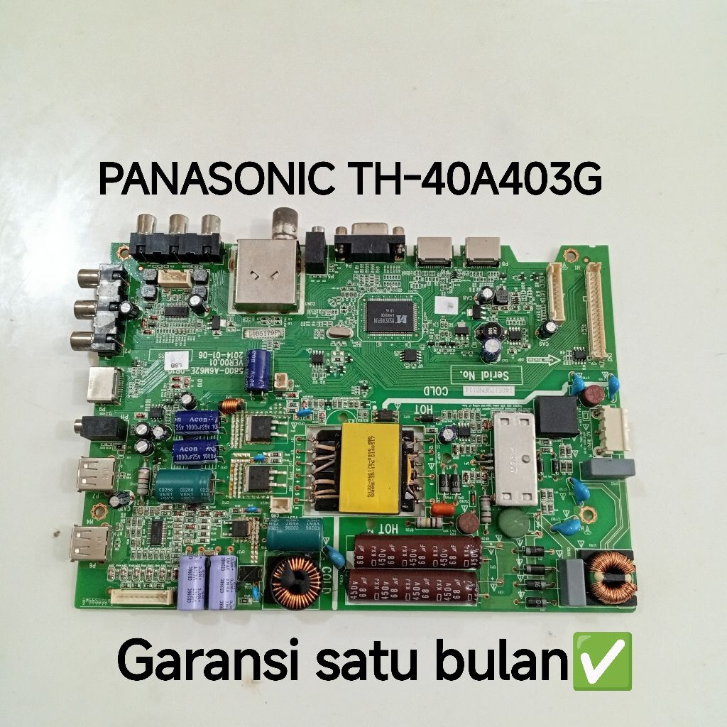 MB TV PANASONIC TH-40A403G MAINBOARD-MOTHERBOARD-MOBO-MODUL MESIN TV PANASONIC TH-40A403G