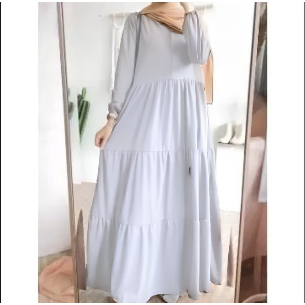 Terbaru Gamis Canda Rempel 3 Susun//Gamis Canda 3 Susun//Gamis Jumbo Terbaru / Gamis Rempel Susun