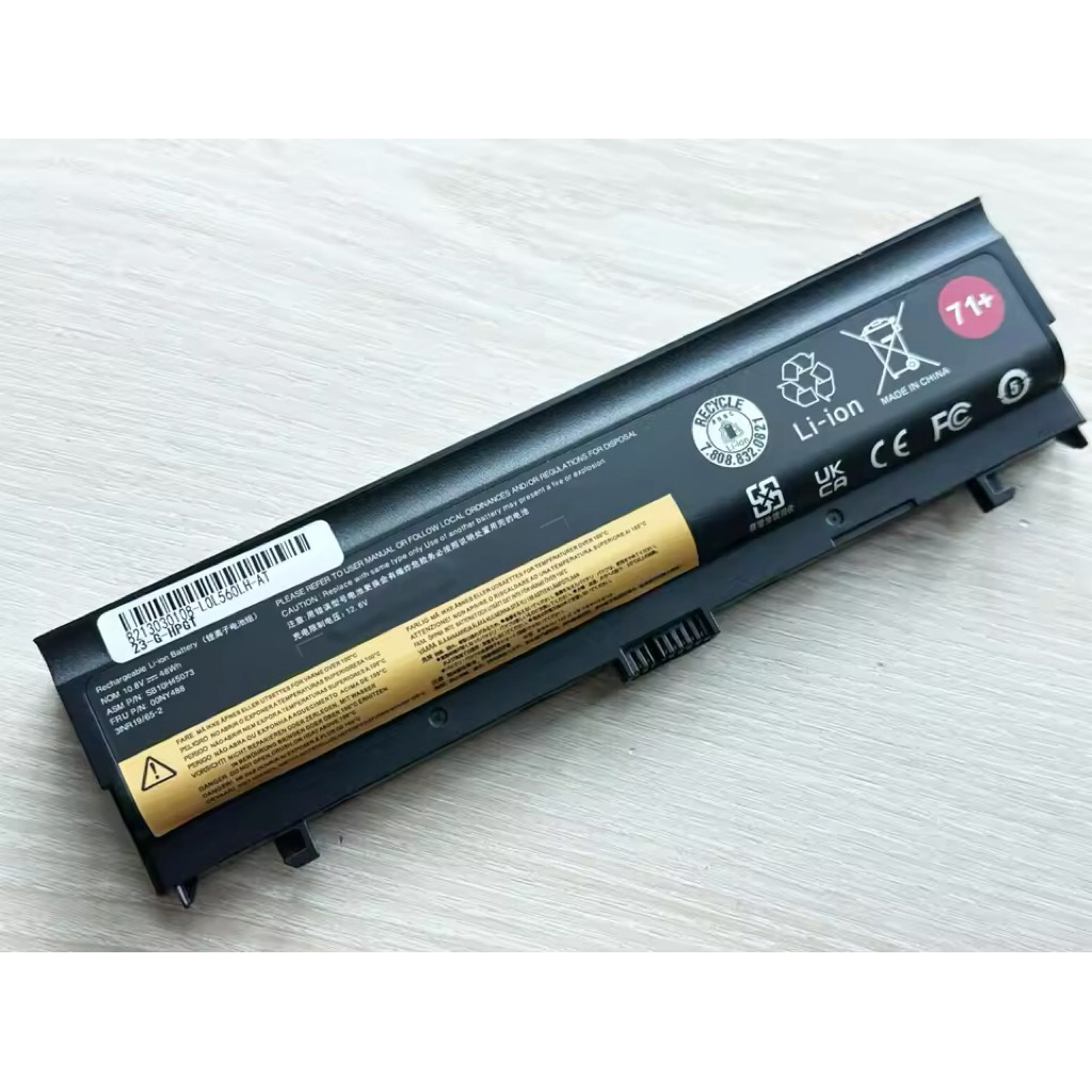Baterai Laptop Thinkpad L560 L570 SB10H45073 SB10H45074 SB10H45071 00NY488 00NY489 00NY486 71+