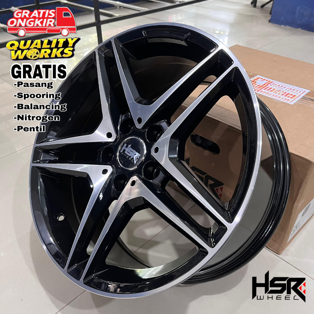Velg Mobil Mercy, Innova, Ring 17 Pelek Racing Hsr Wheel Rostock