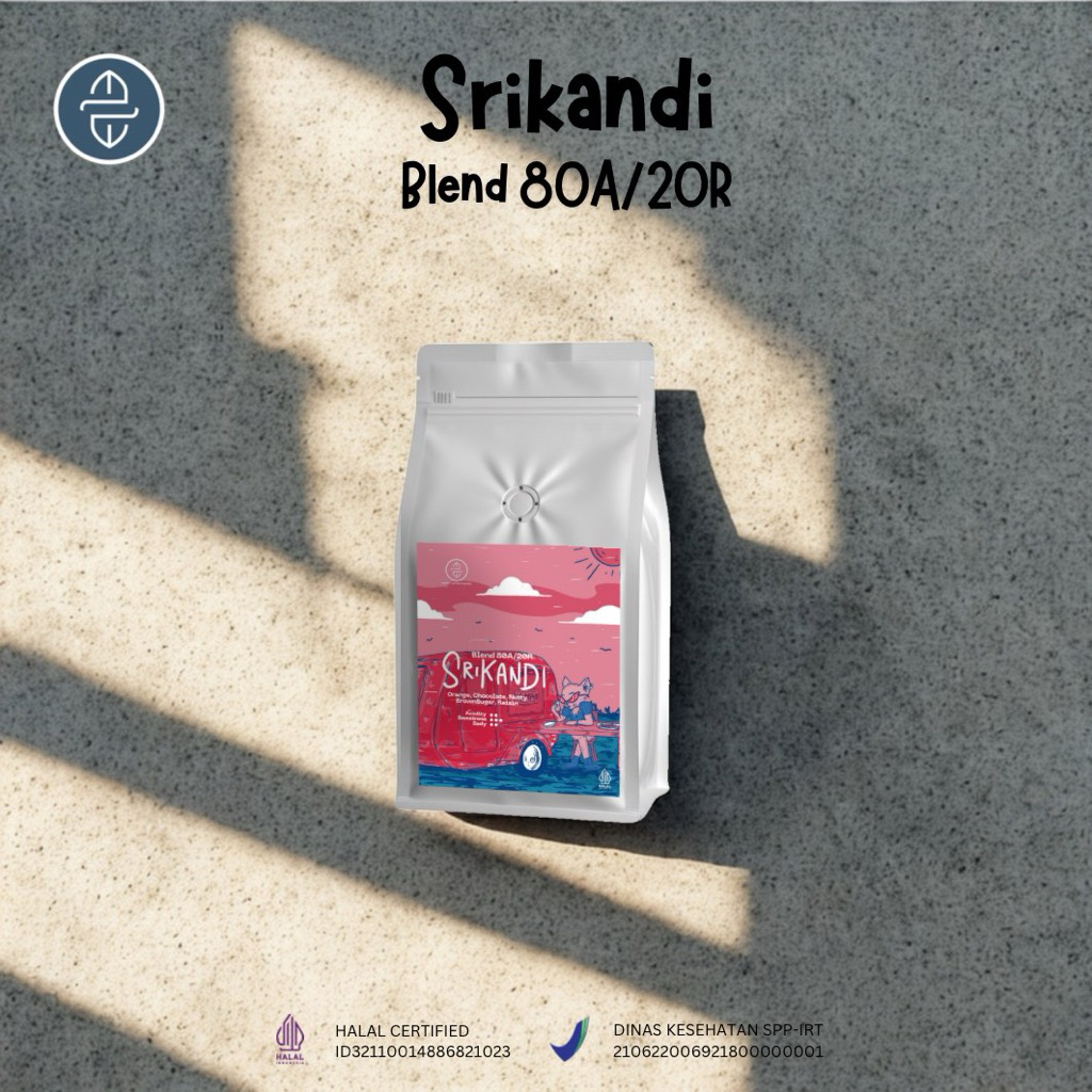 

Biji Kopi Blend 80% Arabica : 20% Robusta Srikandi - 250gr
