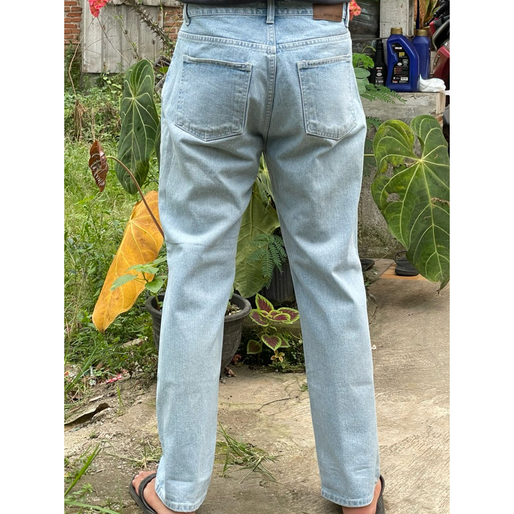 

celana pria jeans indigo size 33 reguler standar