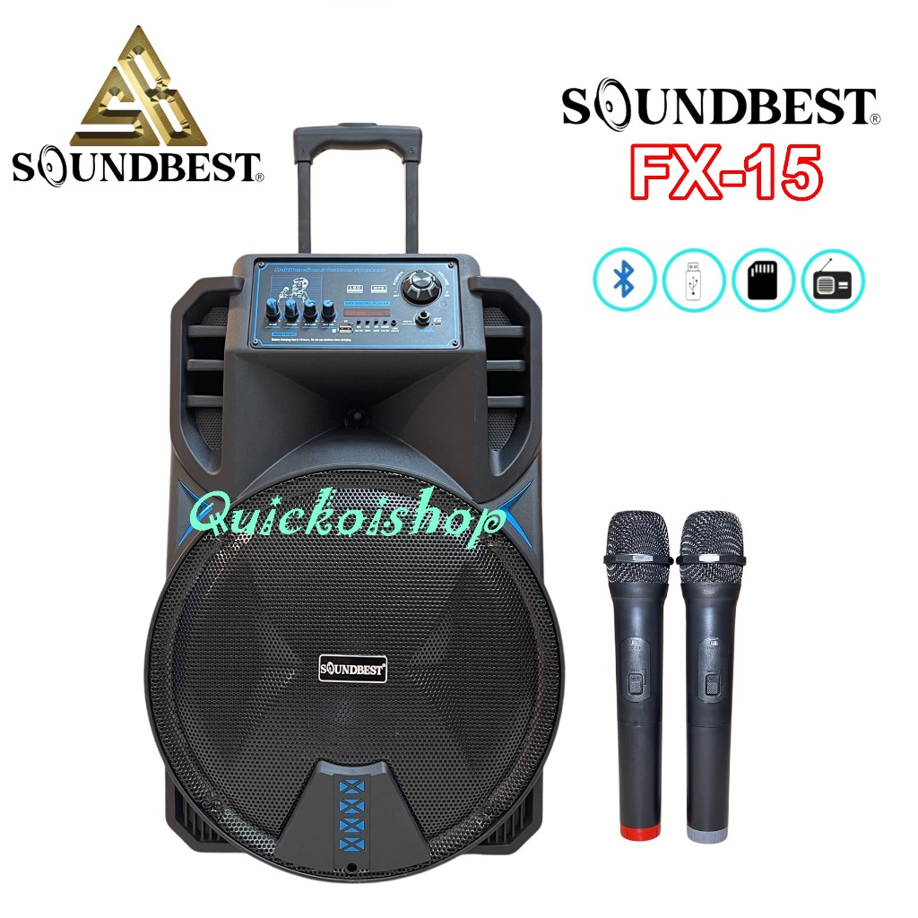 Speaker Portable Soundbest FX-15 Portable Meeting 15 Inch Soundbest FX 15