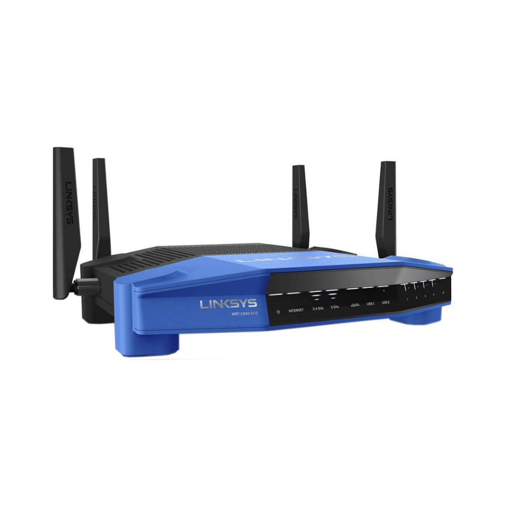 Linksys WRT1900ACS Dual-Band Wireless-AC1900 Gigabit Router with 1.6 GHz CPU OpenWrt Load Balance Au