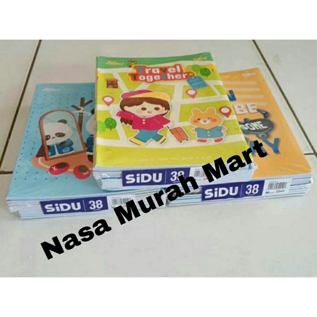 

Buku Tulis Sidu 38 Lembar Isi 10 Pcs