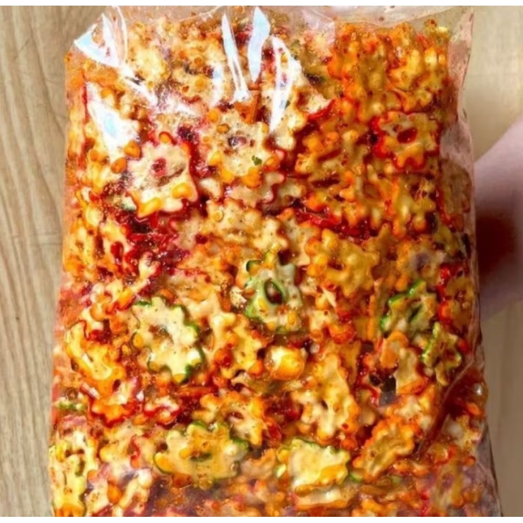 

Seblak kerupuk Bintang pedas daun jeruk kemasan 500gram