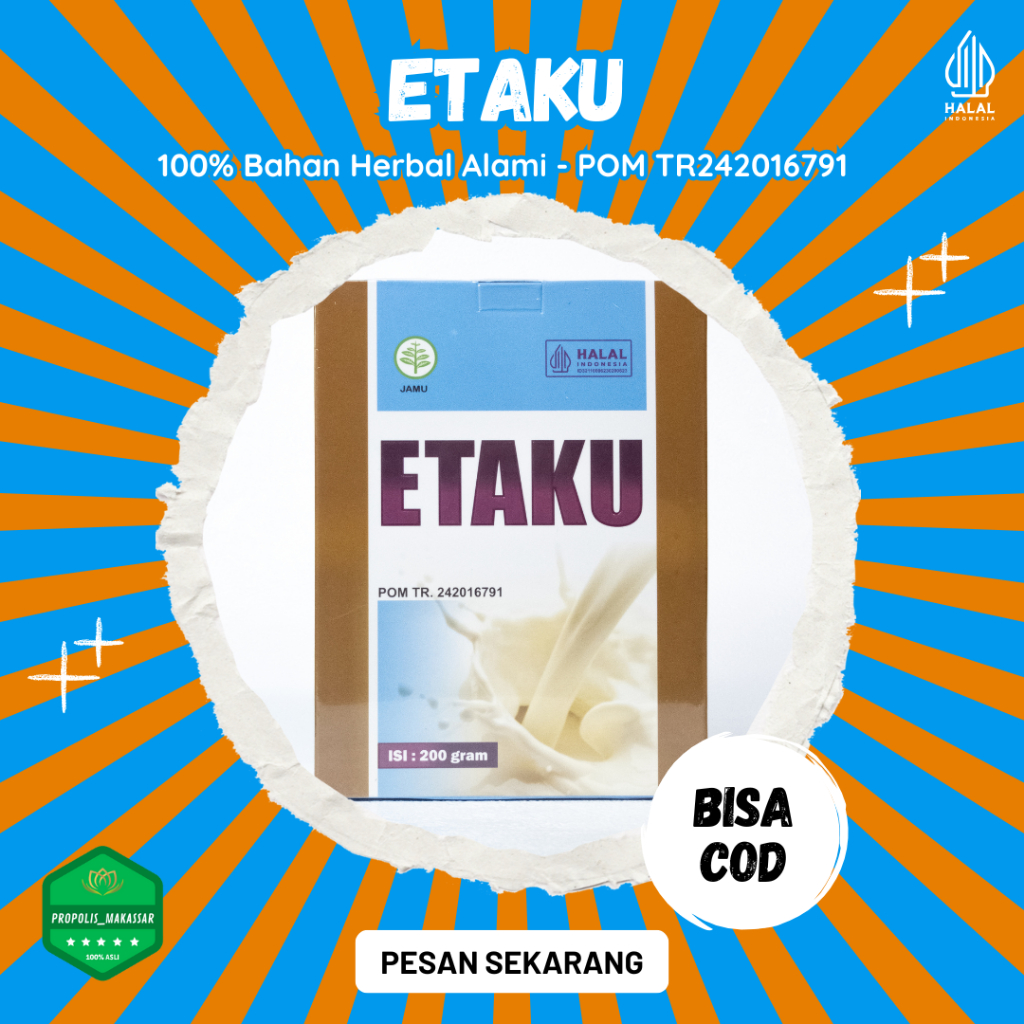 

Walatra Etaku Goat Milk - Susu Kambing Etawa Murni 100% Asli Isi 200 Gram