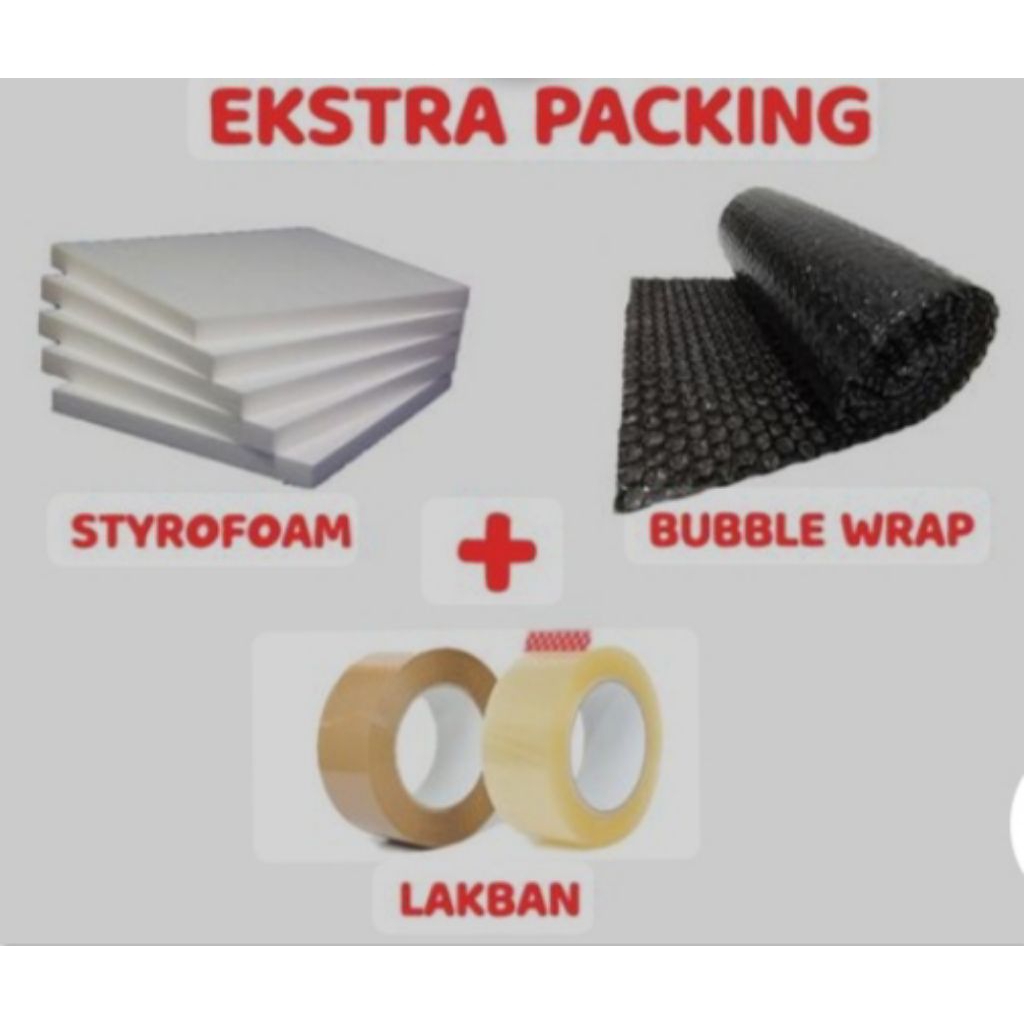 

Packing Tambahan Extra Bubble Warps dan Strefoam