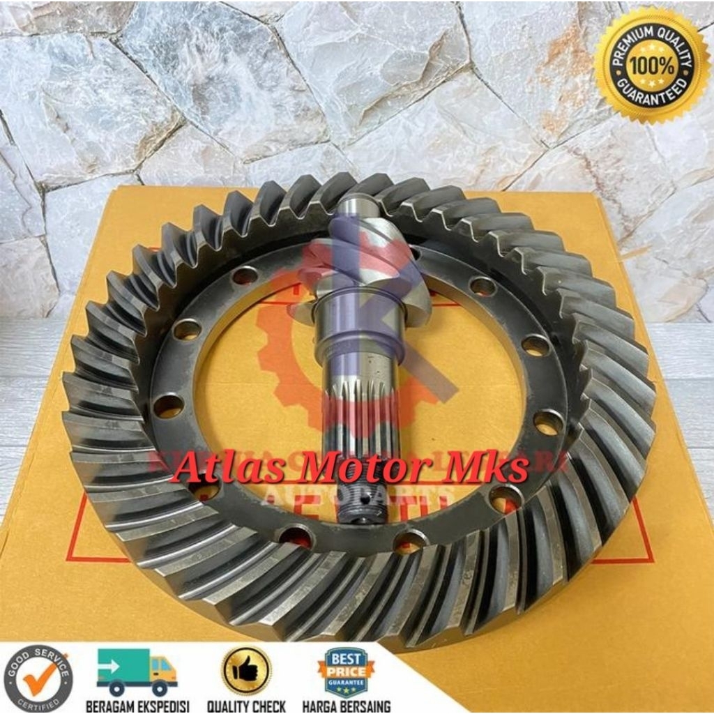 [1SET] GEAR SET 6x38 MITSUBISHI PS125 / CANTER / HD - MITSUBISHI MK617192 [6x38]