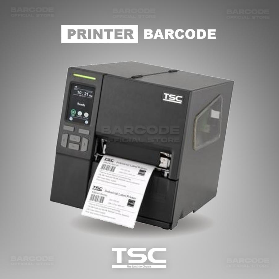 TSC MB241T Industrial Printer Barcode Cetak Label Stiker Resi Direct Thermal Transfer Gulungan Besar