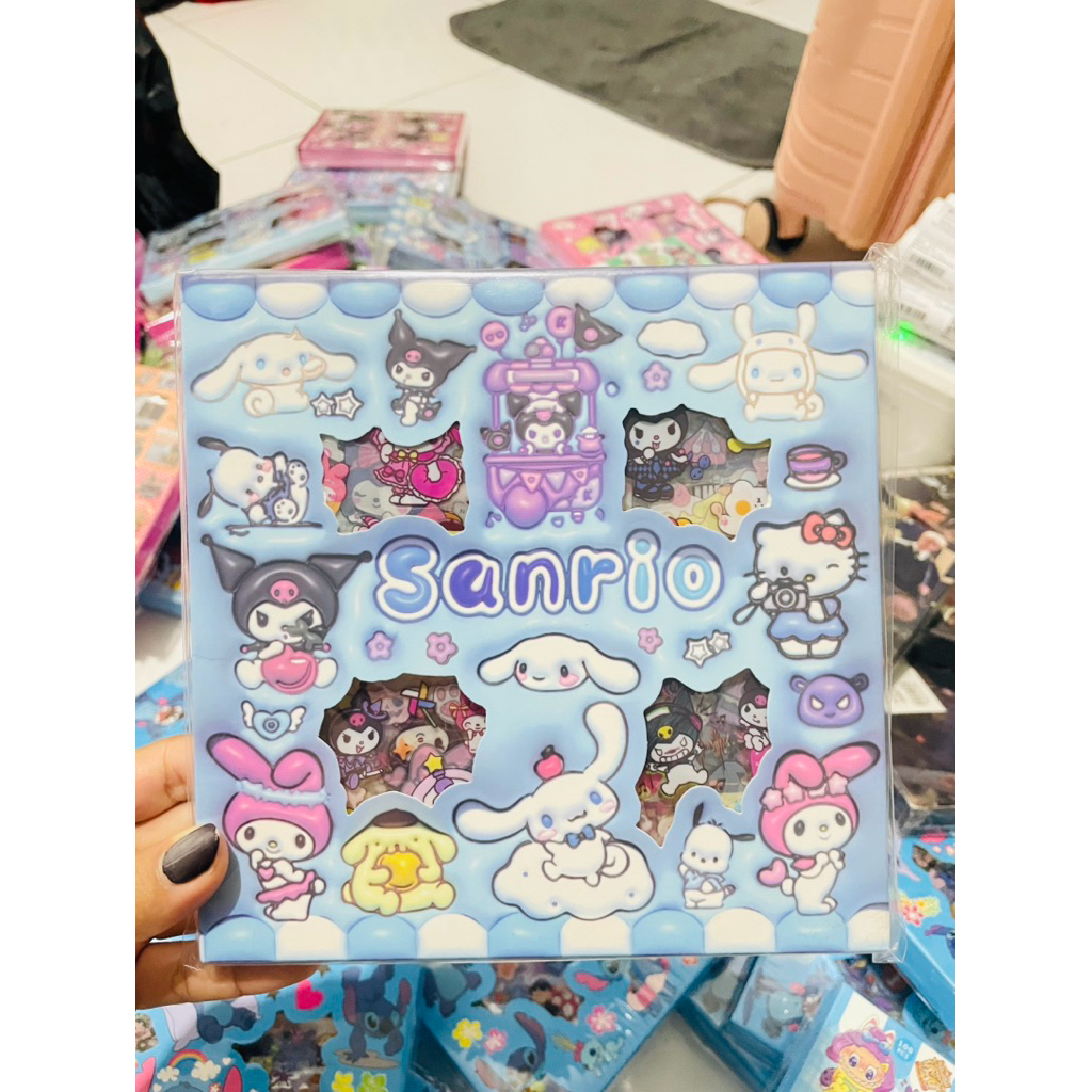 

Ss~ 1Box (isi 100 pcs) 4 Lembar Sticker Mainan Anak Cute Imut