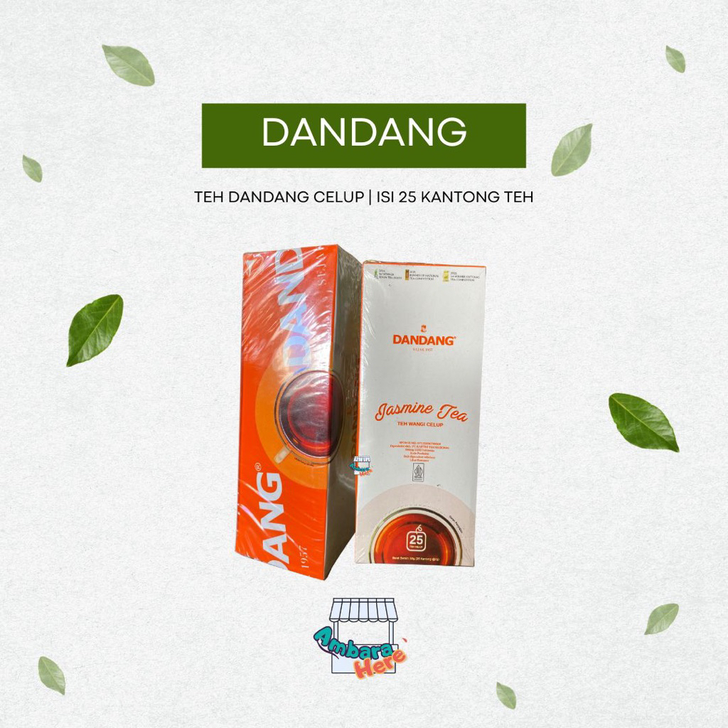 

GROSIR Teh Dandang | Teh Celup Wangi | Jasmine Tea isi 25 kantong teh