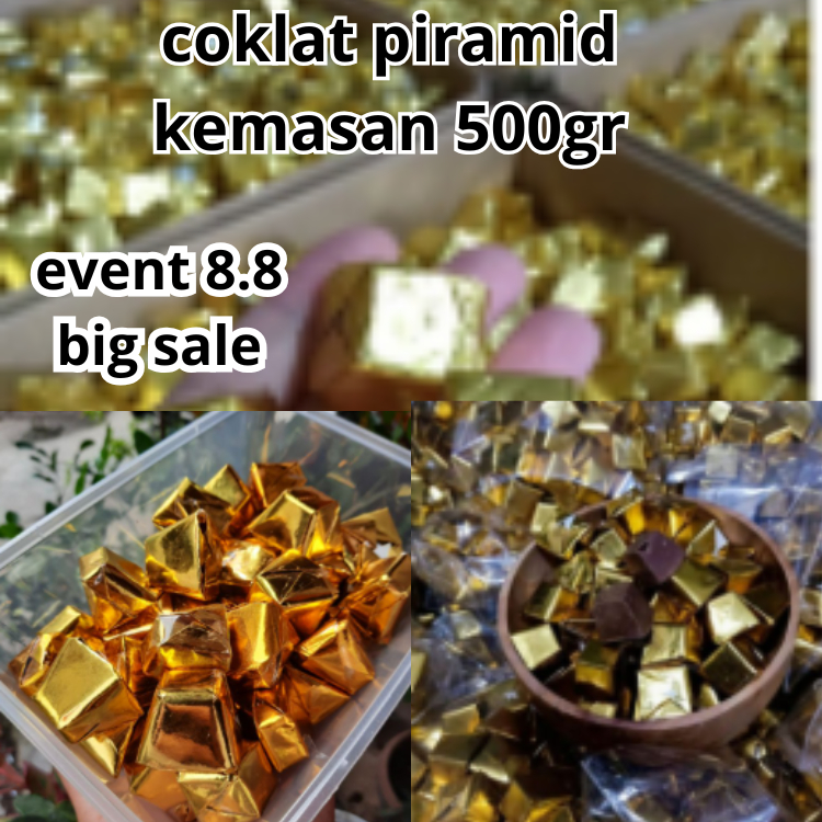 

coklat silverqueen piramid 500gram cokelat delfi mix milk isi kacang mede