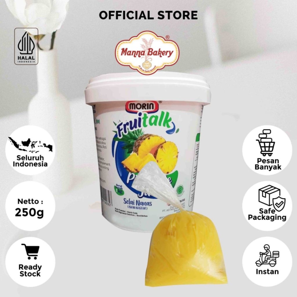 

SELAI NANAS MORIN FRUIT TALK ISIAN NASTAR KEMASAN REPACK ECER 250GR / READY STOK / SELAI MORIN MURAH