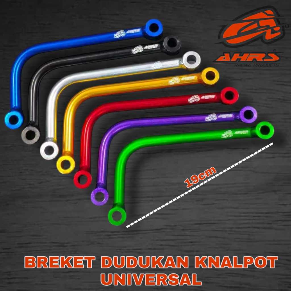 Breket Knalpot AHRS Tiang Knalpot Motor Hanger Bracket Knalpot Universal AHRS Racing Product Motor