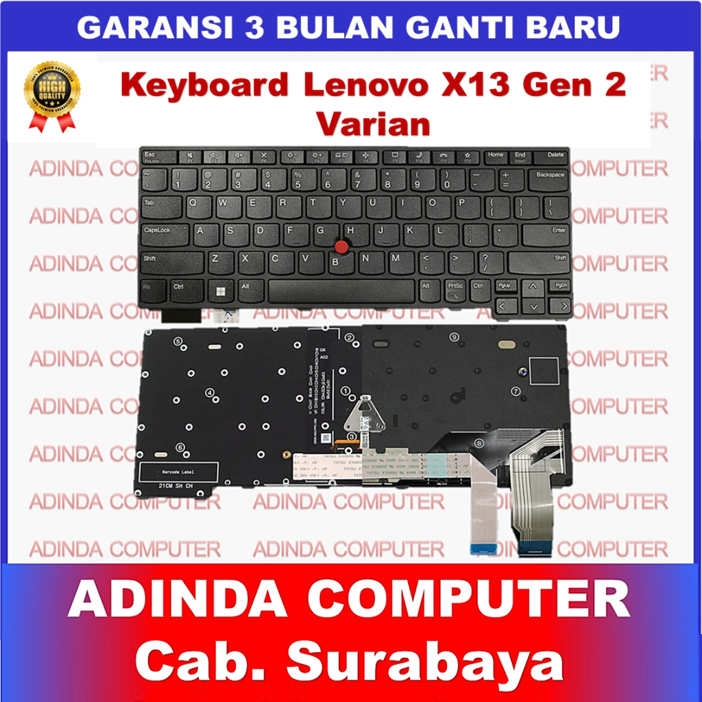 Keyboard Lenovo Thinkpad X13 Gen2 L13 Yoga Gen3 Gen 3 Gen4 Gen 4 20WK 20WL 20W8 20W9 Pointer Backlig