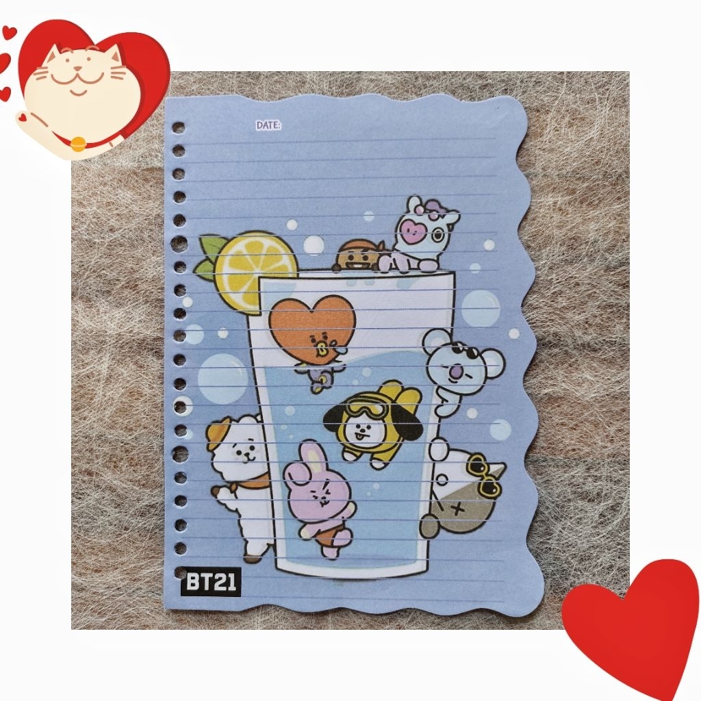 

(HARGA PER LEMBAR) Loose Leaf/Isi binder A5 Lucu anak tahun 90 an