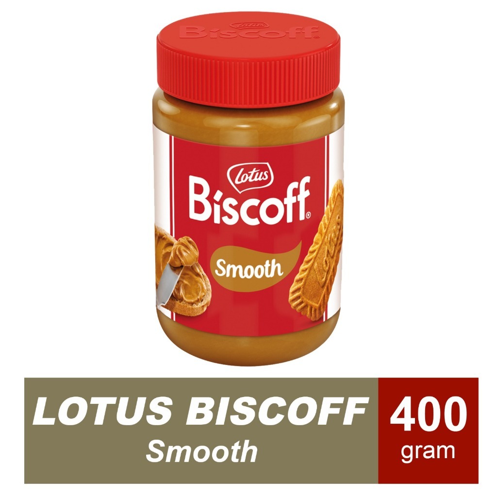 

Lotus Biscoff Smooth Spread 400gr (isi 12) - KARTON