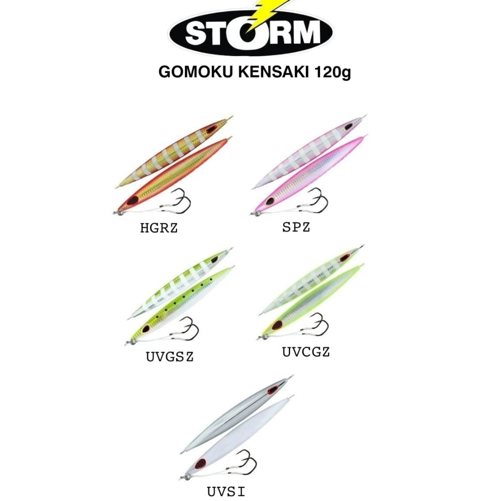 LURE / UMPAN STORM GOMOKU KENSAKI 120gram