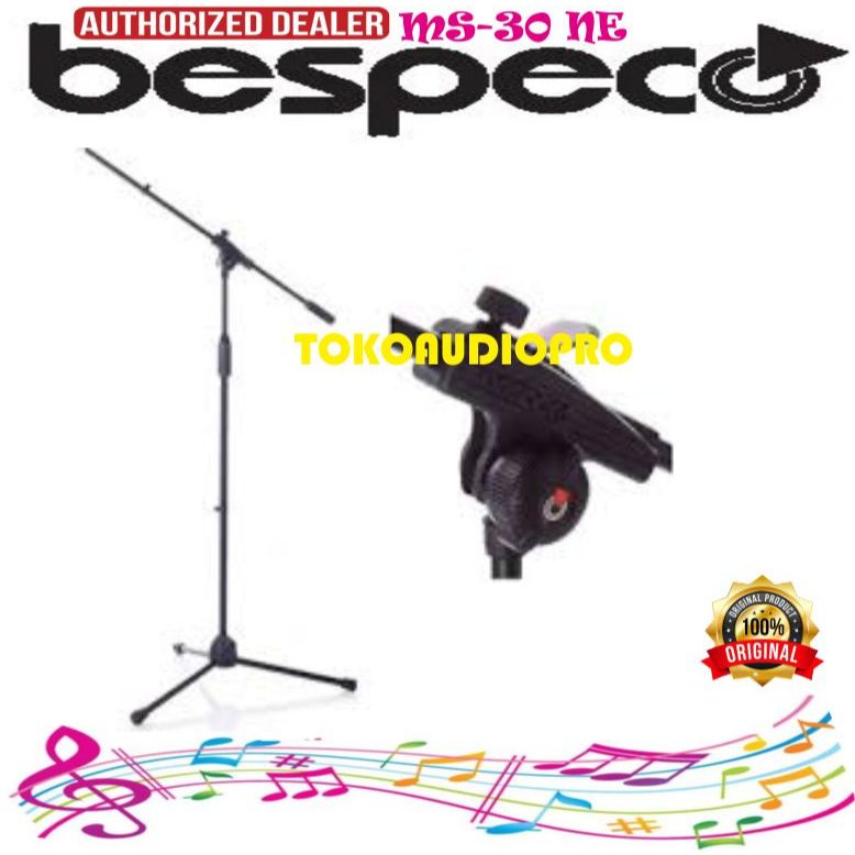 Stand Mikrofon Bespeco MS30NE Microphone Boom Stand Mikrofon Bespeco MS-30NE