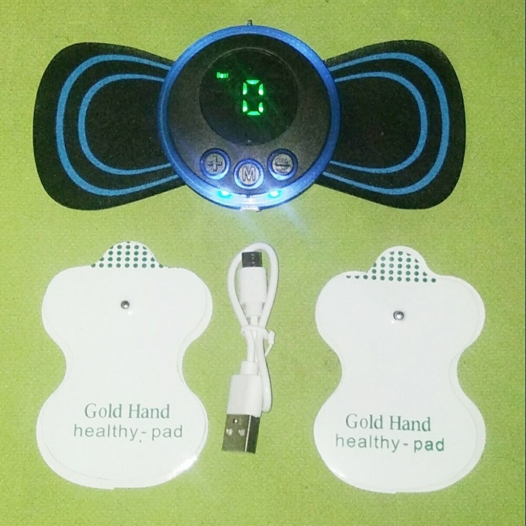 Mesin Digital Pijat Koyo Tempel Elektrik GelPad Terapi Perawatan Tubuh