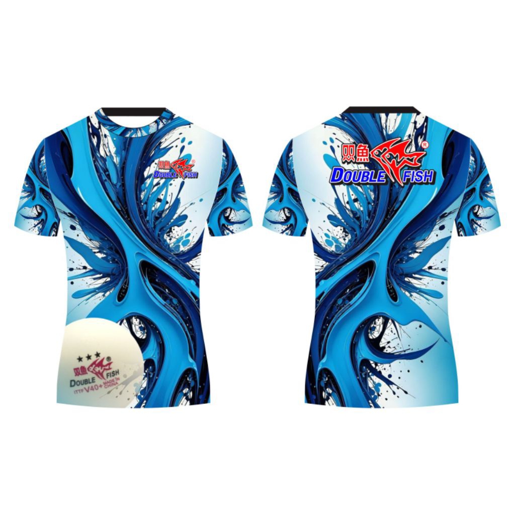 KAOS JERSEY PINGPONG DOUBLE FISH