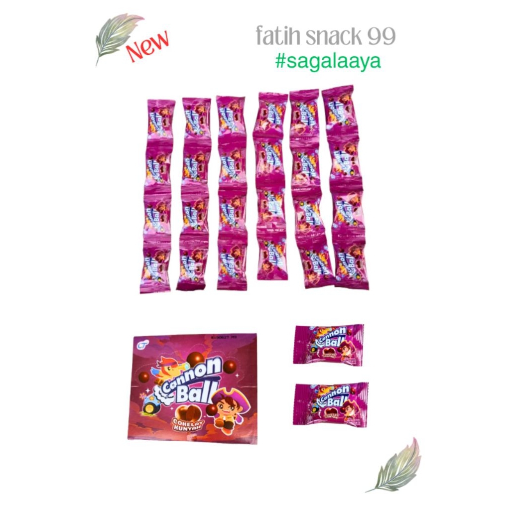 

CANNON BALL BOK ISI 24 SCH X 5G PERMEN KUNYAH RAA COKLAT