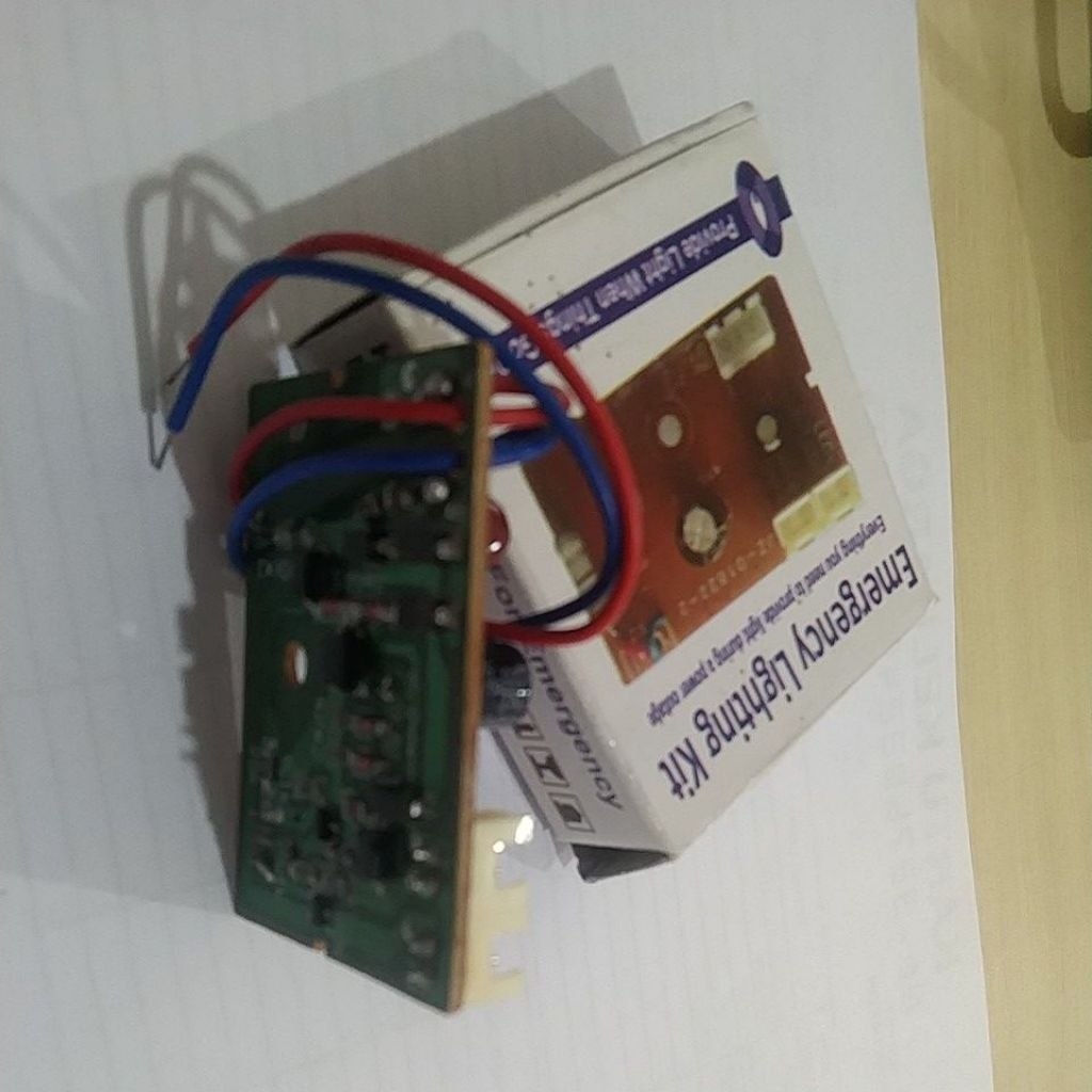 kit modul for emergency light LED, switch otomatis charger baterai lampu emergency