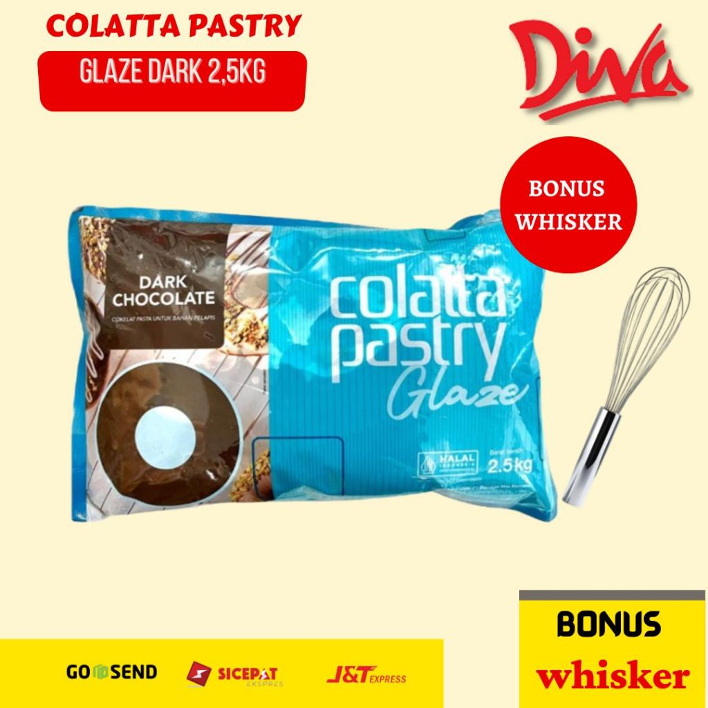 

Colatta Pastry Glaze Dark 2,5kg | Colatta Glaze Pastry Dark 2,5kg Bonus