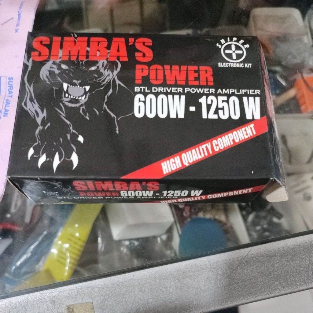simba's power BTL driver power amplifier 600-1250W