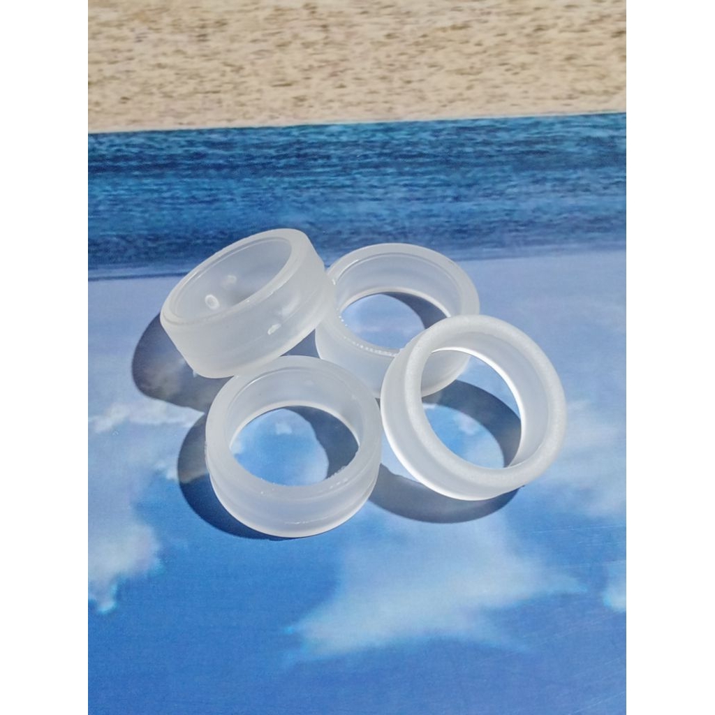 REP TAMIYA 94682 OFFSET TREAD TIRES / BAN HARD MEDIUM CLEAR [ 4PCS ]