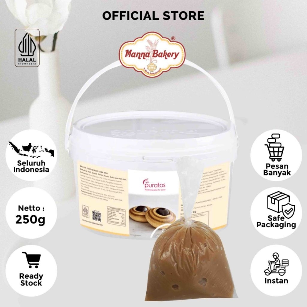 

PURATOS SELAI COFFE KEMASAN REPACK 250GR / KEMASAN BISA ECER 250 GR MURAH /