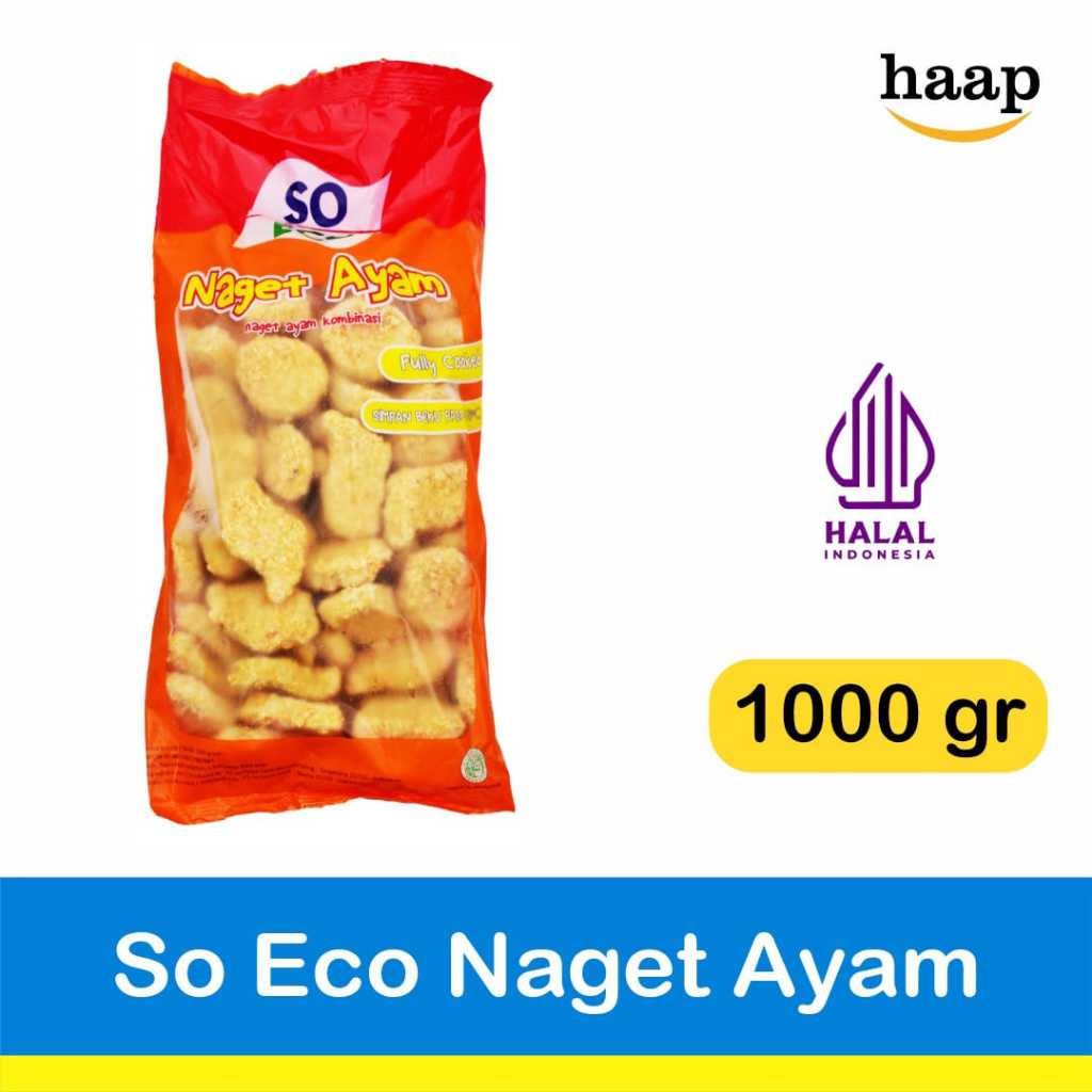 

So Eco Nugget Ayam 1Kg / Naget So Eco