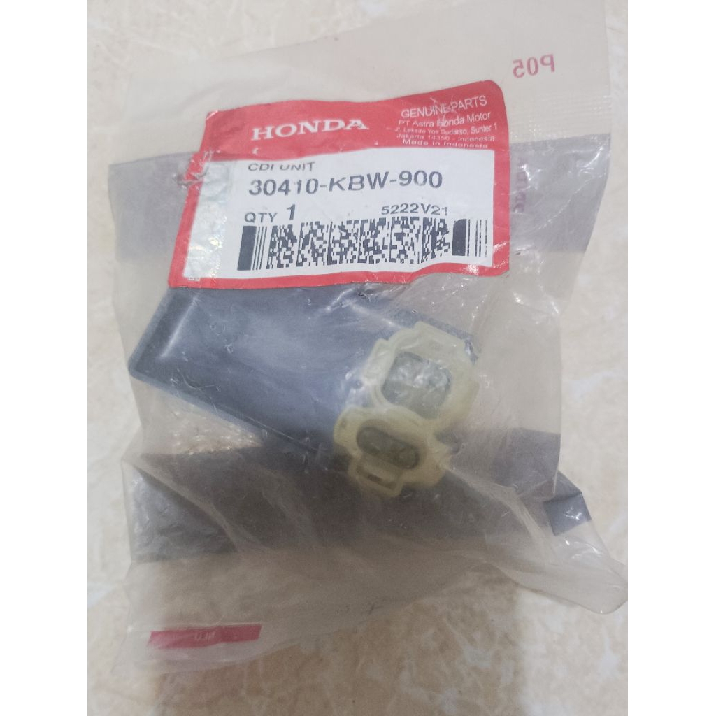 CDI TIGER 2000 TILAS TILAM ORI AHM NOS ORIGINAL 30410KBW900 30410 KBW 900 GAMBAR NO 2 MASIH SEGEL