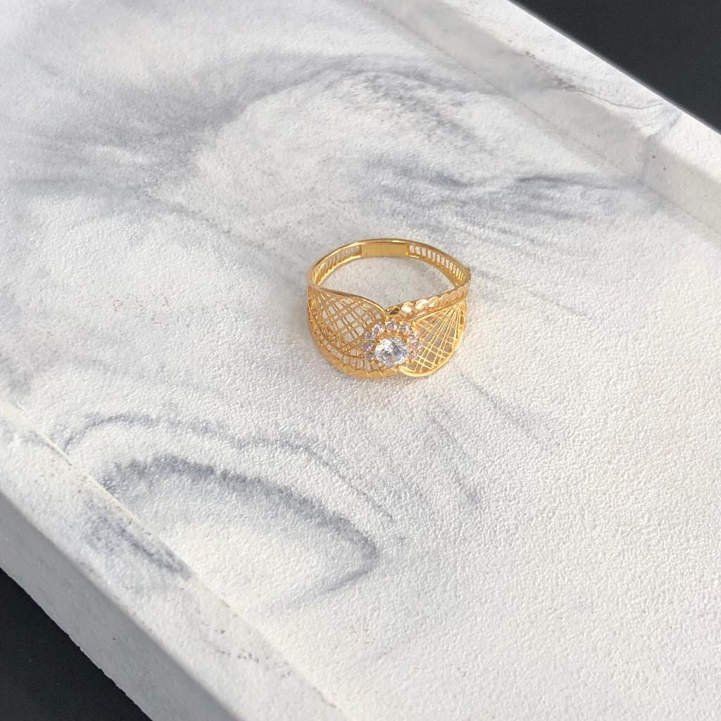 Cincin Emas Dubai SOlitaire 375/8K