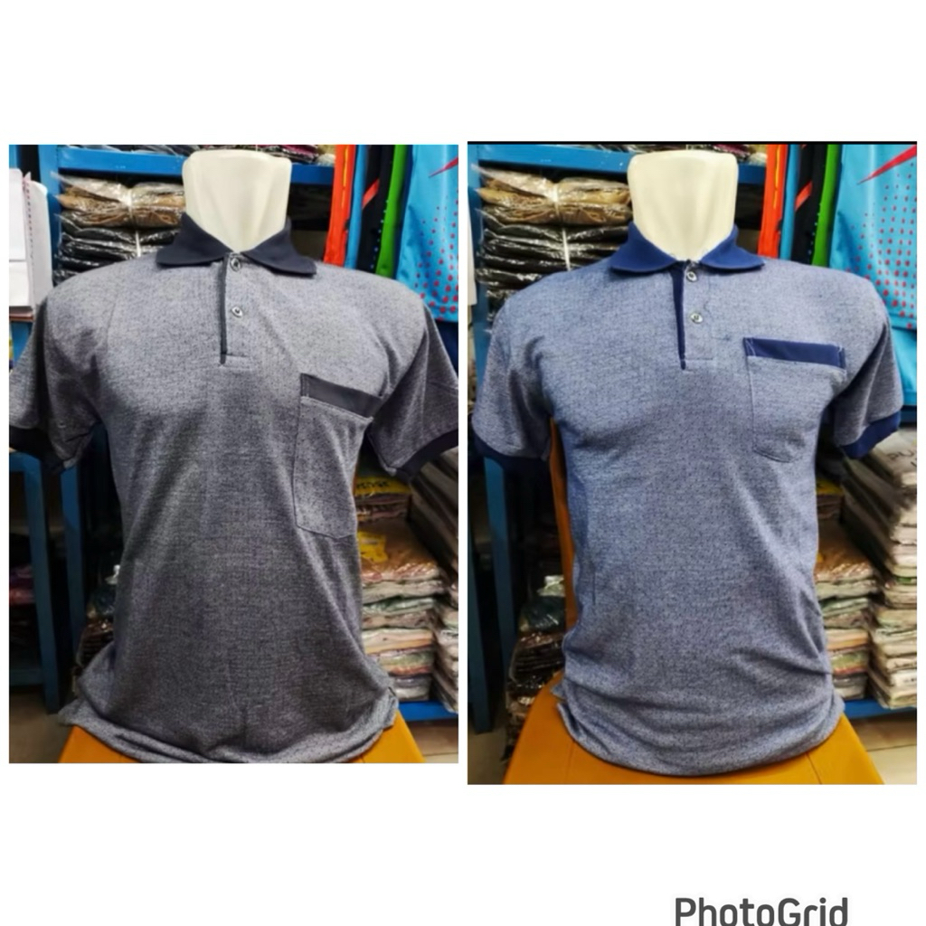 Kaos Pria Dewasa KERAH SAKU KANTONG